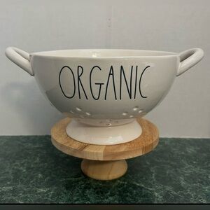 Rae Dunn “Organic” Decorative Colander Strainer